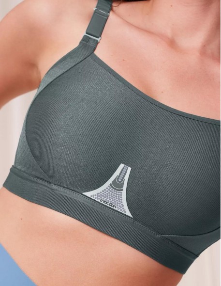 Sport Bra Triumph Triaction Gravity Lite N Ex Smoky Green Color Green