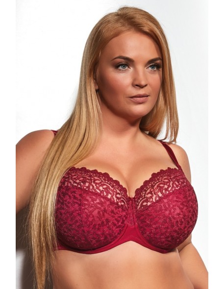 Bra soft Krisline Betty full cup cherry