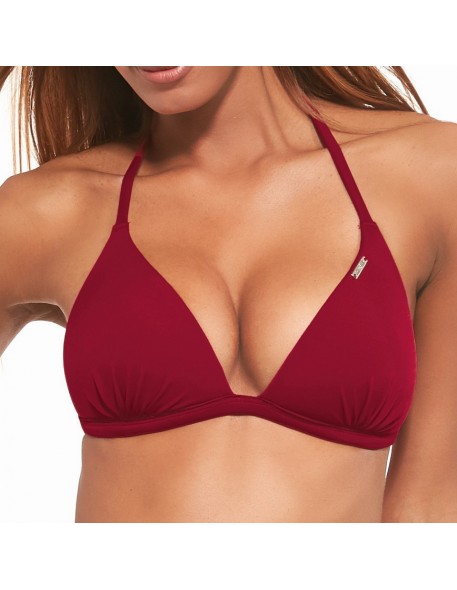 Bra bathing push up Krisline Beach bustier claret Color claret Size 75A