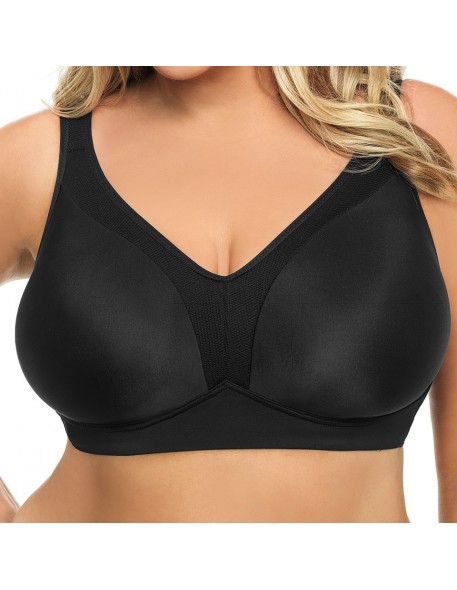 Gorsenia ACTIVE – ANYA Soft black bra K422 - Best push up bra UK