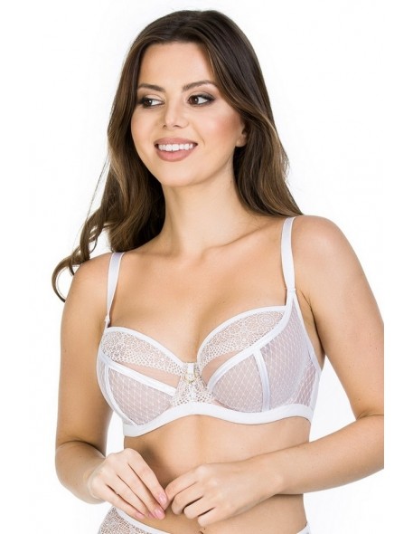 Bra soft Mediolano Dots white 19057