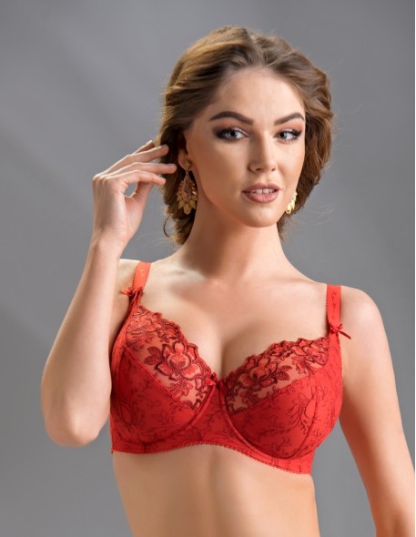 Bra soft red Nessa Rubin