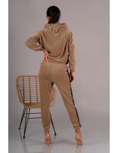 Ladies Camel Tie Front Trousers, Size XXXL, Elasticated waist, NEW | eBay