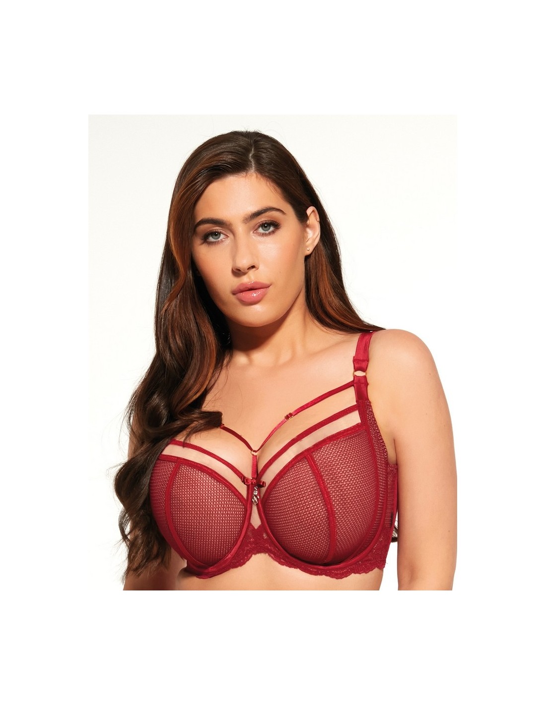 Bra soft Krisline Amore full cup claret 80D 