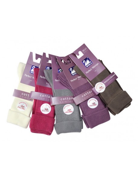 Socks nieuciskające with cotton women's, Wola