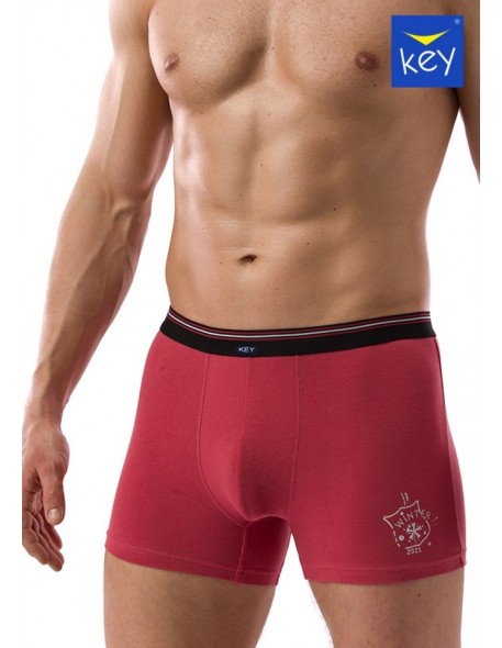 Men's boxer shorts with szeroką taśmą Key MXH 763 B21