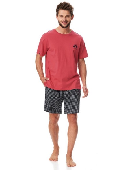 Pajamas men's bawełniana short shorts Key MNS 251 A23