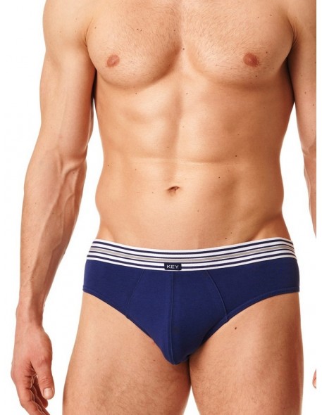 Briefs men's with szeroką gumą wielopak Key MPP 273 B22 2-pack