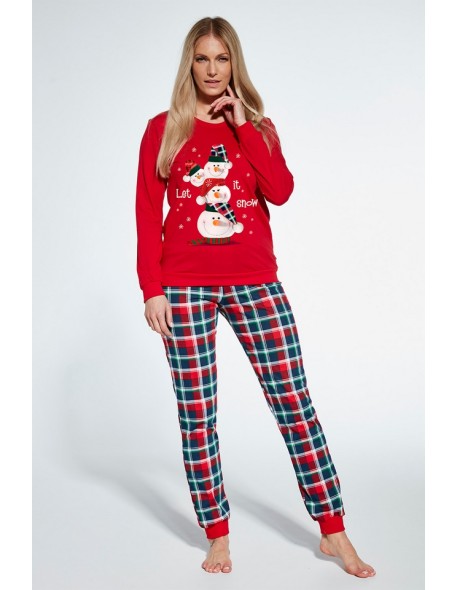 Pajamas women's dr 671/348 Snowman Cornette 