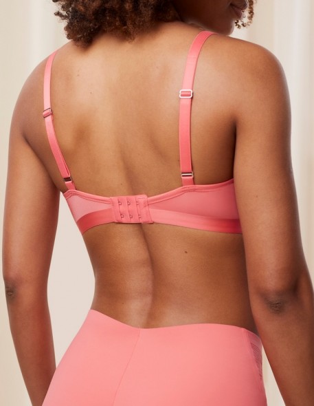 Flex smart padded bra, coral, Triumph