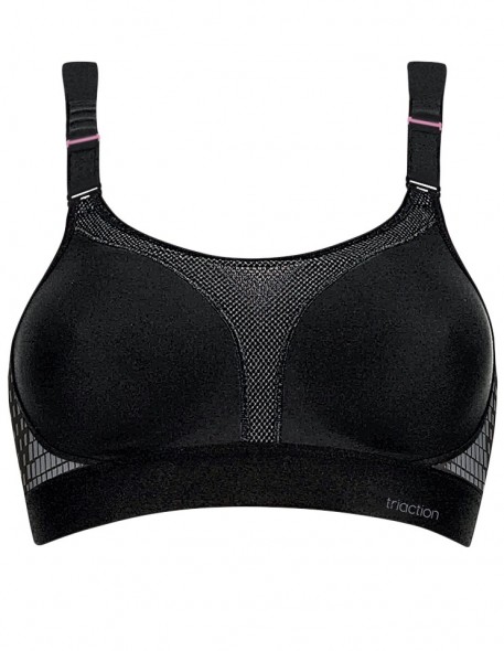 Sports Bra Triumph Triaction Extreme Lite N Ex Black Color Black Size 70C