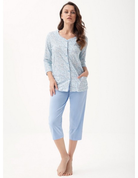 Pajamas 668 dł/r 4XL L24 women's rozpinana Luna