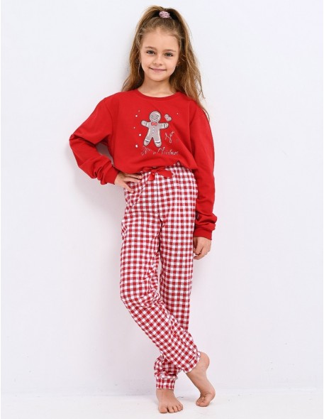 Pajamas Hazel Kids Girls dł/r Christmas 110-128 Sensis