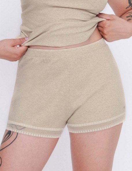 Sloggi Go Ribbed Short Grey Combination