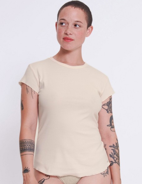 Sloggi Go Ribbed T-Shirt Angora