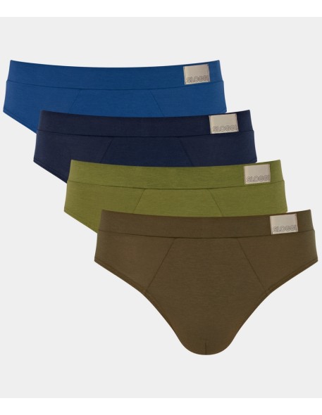 Sloggi Men Go Natural Brief C4P 4 Pack