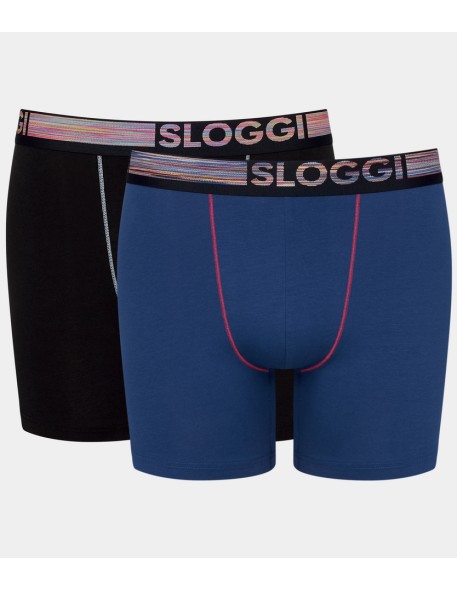 Boxers 2 Pack Sloggi Men Go Abc Natural Short C2P