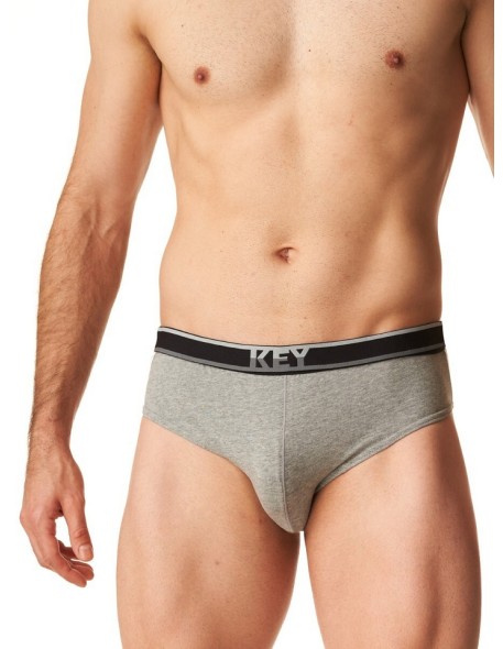 Men's briefs with waistband Key MPP 261 multipack 2-pack 