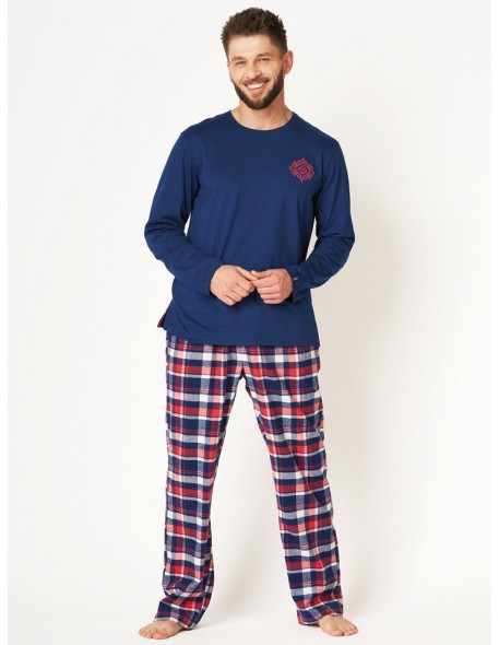 Men's cotton pajamas Key MNS 613 