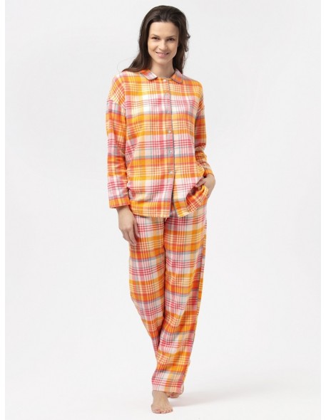 Women's checkered pajamas Key LNS 473 