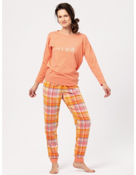 Women's long-sleeved pajamas Key LNS 667 