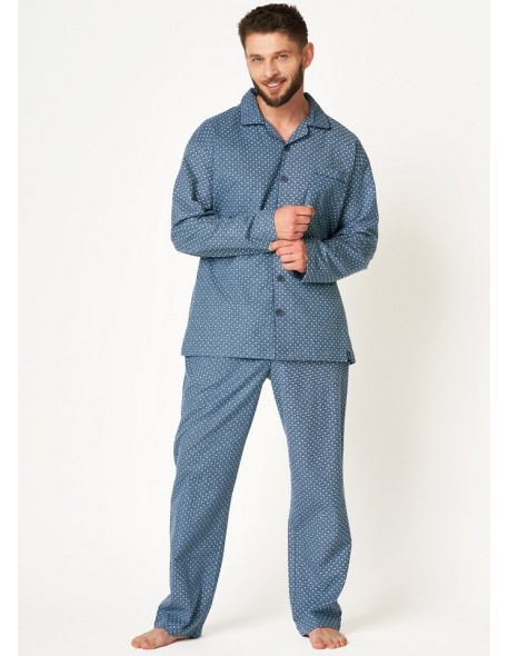 Men's pajamas with buttons Key MNS 503 