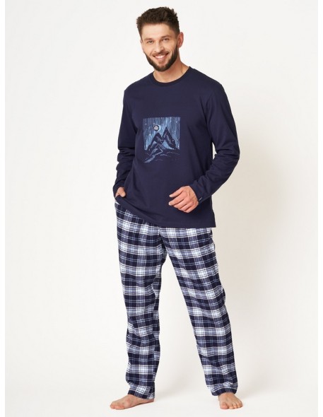 Men's cotton pajamas Key MNS 412 