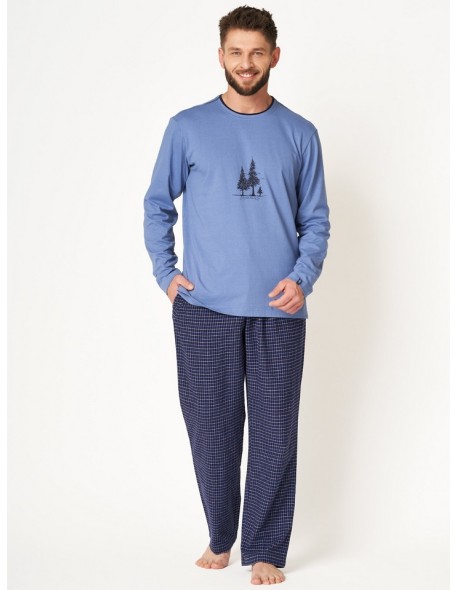 Men's cotton pajamas Key MNS 458 