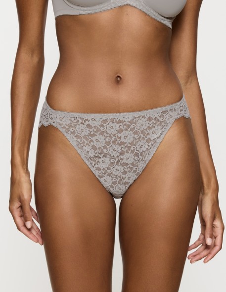 Lace panties Triumph Amourette Highleg Tai silent grey 