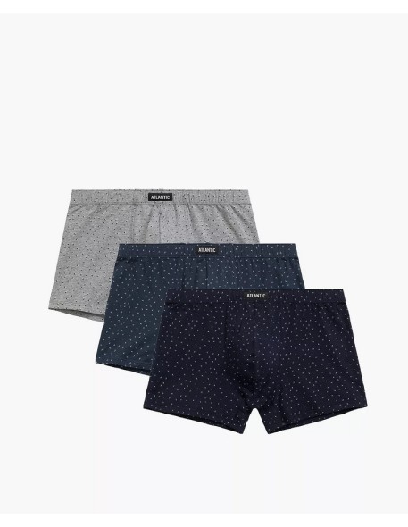 Men's tight boxer shorts Atlantic 3MH-199 three-pack 