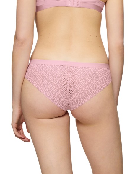 Figi koronkowe Triumph Aura Spotlight T Brazilian sunrose pink 