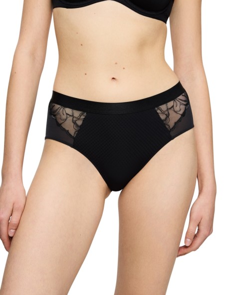 High waist panties Triumph Wild Azalea Florale Maxi black 