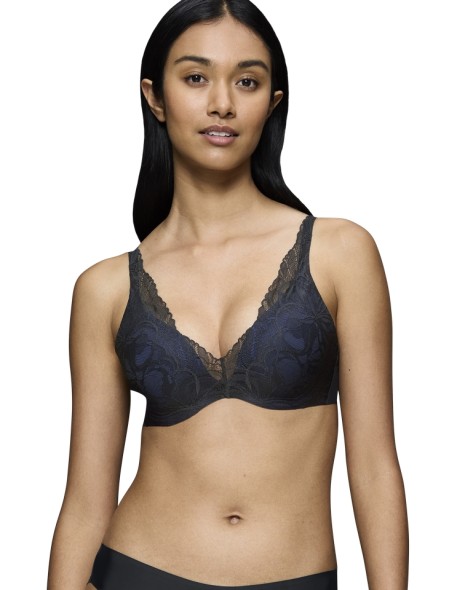 Bralette bra Triumph Body Make-Up Illusion Lace WP black 