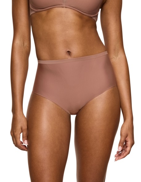 High waisted panties Triumph Shape Smart Maxi toasted almond 