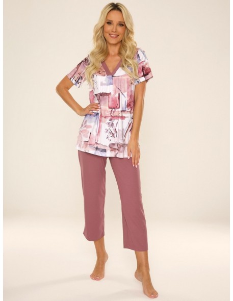 Women's pajamas viscose Violet De Lafense 777 