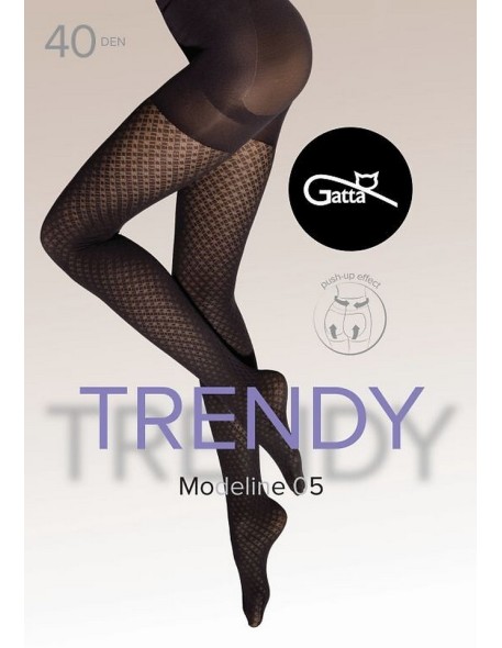 Tights plus size Gatta Modeline 05 40 den 