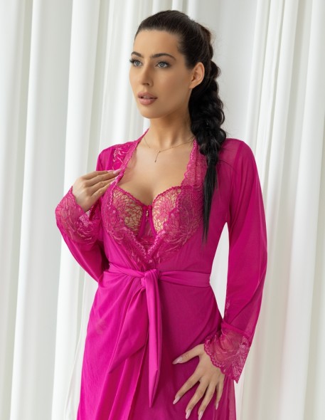 Women's robe Krisline Blush 