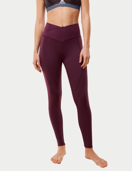 Triumph Cardio Rtw High-Rise leggings deep burgundy 