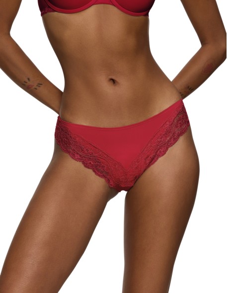 Women's briefs Triumph Lovely Micro Tai rouge 