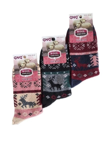 Socks 002/13 angora 3pak Wik