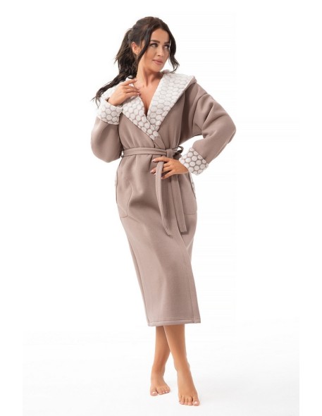 Women's soft cotton bathrobe Dorota FR-375 