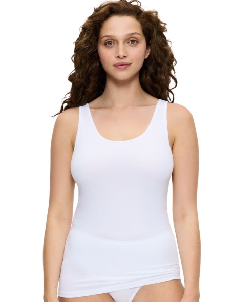 Podkoszulka damska Triumph Sense Of Cotton Tank Top biała