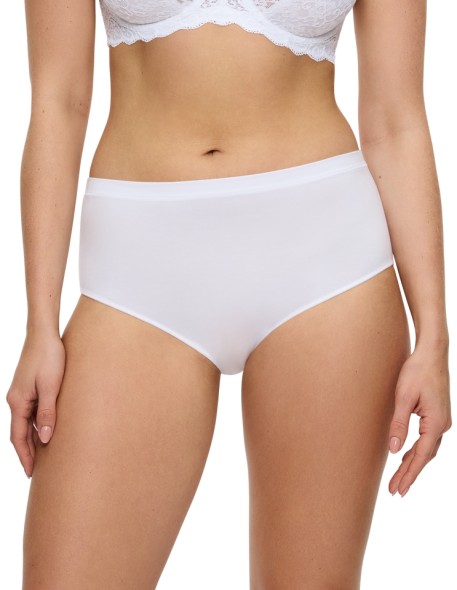 High waisted panties Triumph Sense Of Modal Midi white