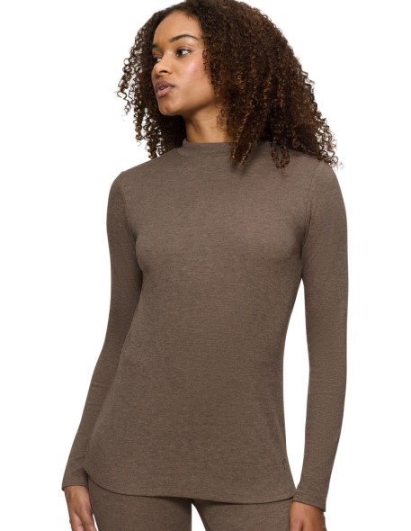 Women's turtleneck Triumph Smart Thermal High Neck Top X brown 