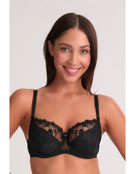 Bra semi-soft paris 1302 black Gaia