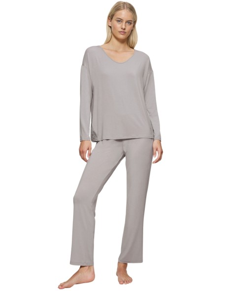 Women's pajamas Triumph Timeless Sensuality PK LSL silent grey 