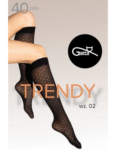 Podkolanówki Gatta Trendyline Knee Socks 02 40 den 