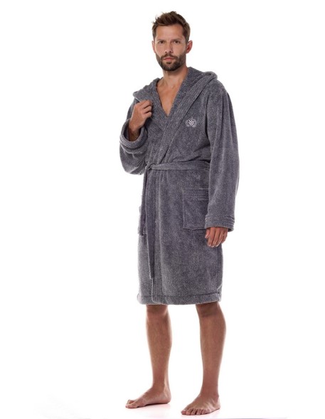 Men's thick hooded bathrobe  L&L Master 2452 plus size