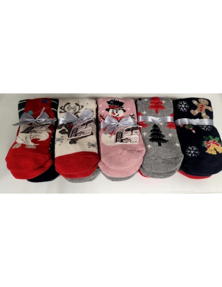 Socks christmas 37897 2pak Wik