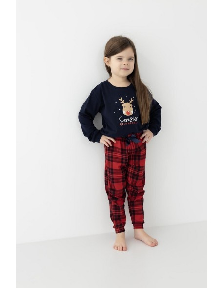 Pajamas lucy kids girl dł/r christmas 134-152 Sensis